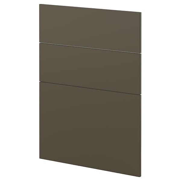 Ikea METOD - 3 fronts for dishwasher, Havstorp brown-beige, 60 cm