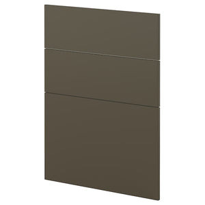 Ikea METOD - 3 fronts for dishwasher, Havstorp brown-beige, 60 cm