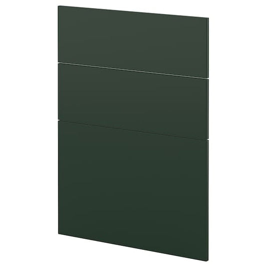 Ikea METOD - 3 fronts for dishwasher, Havstorp deep green, 60 cm