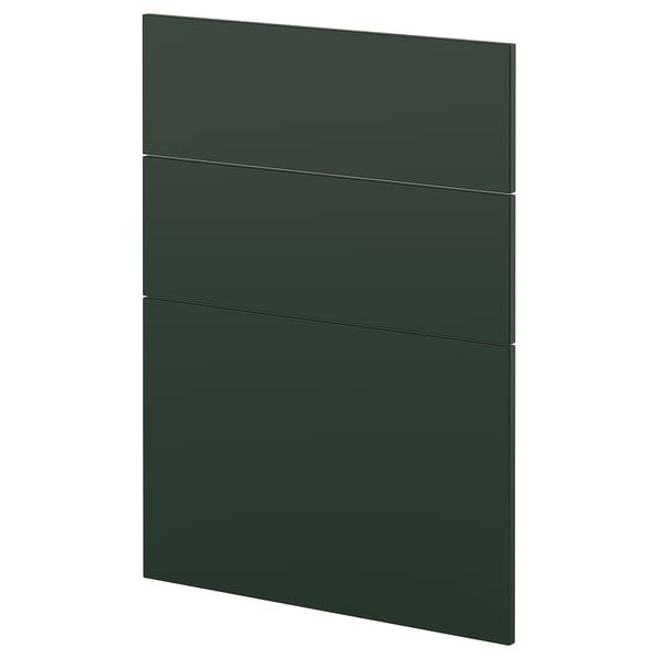 METOD - METOD 3 fronts for dishwasher, Havstorp deep green, 60 cm