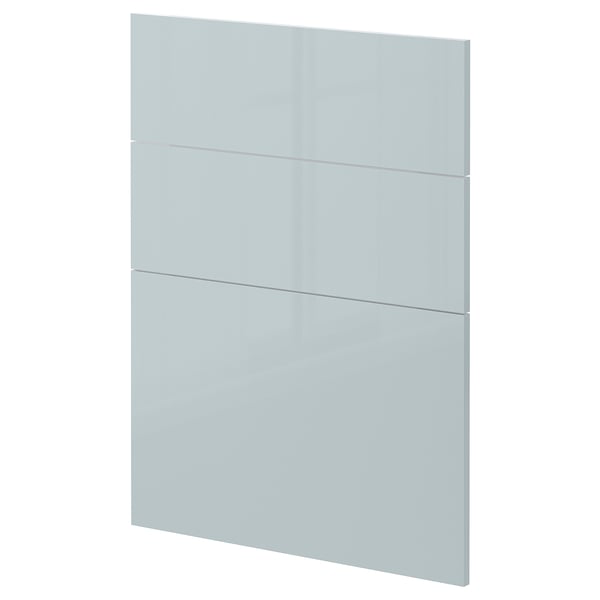 METOD 3 fronts for dishwasher, Kallarp light grey-blue