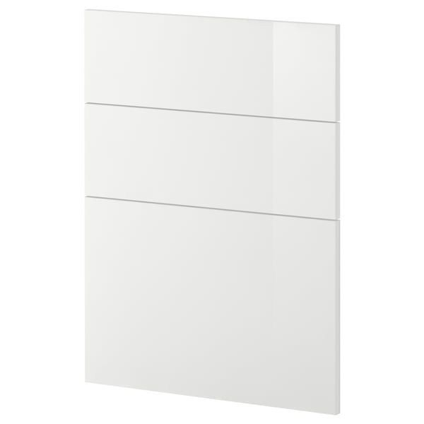 METOD - METOD 3 fronts for dishwasher, Ringhult white, 60 cm