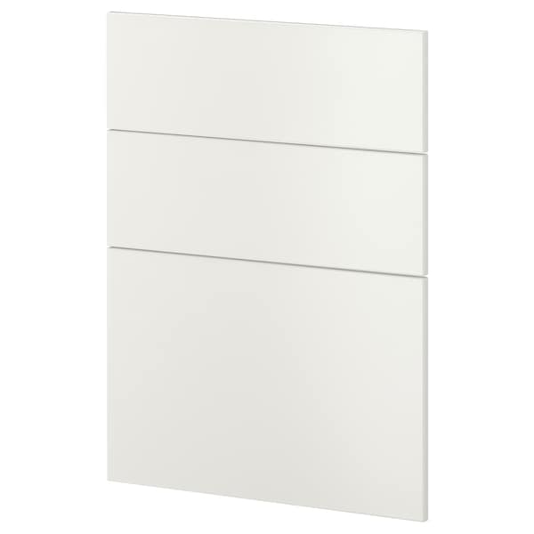 METOD - 3 fronts for dishwasher, Veddinge white , 60 cm