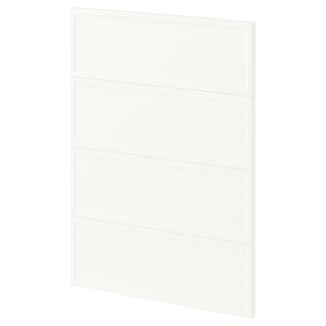 METOD 4 fronts for dishwasher, Aspudden matt white, 60 cm