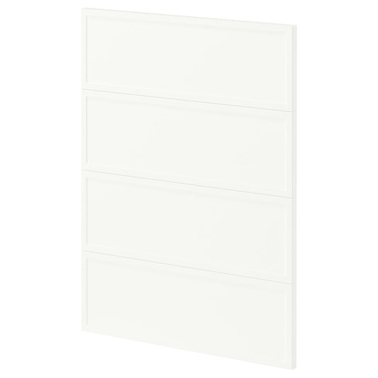 METOD 4 fronts for dishwasher, Aspudden matt white, 60 cm