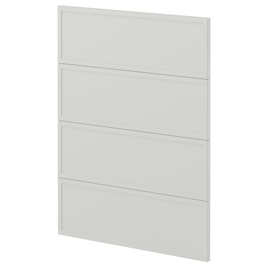 METOD 4 fronts for dishwasher, Aspudden light grey, 60 cm