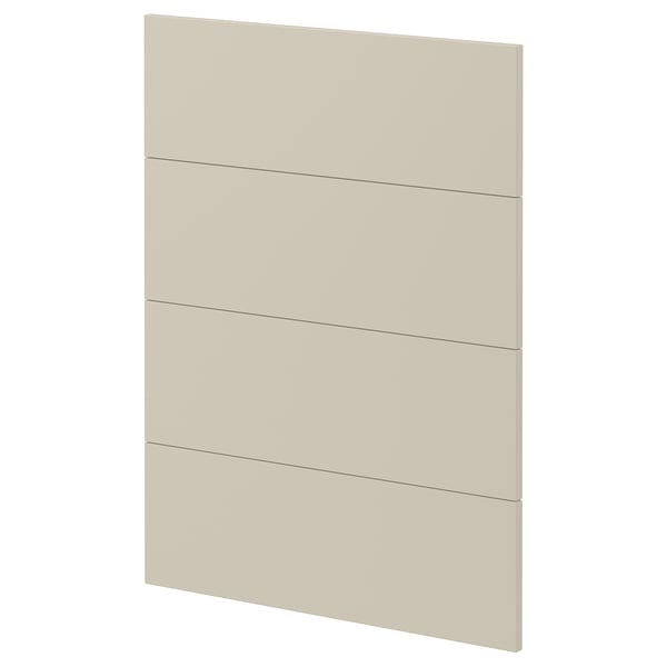 METOD 4 fronts for dishwasher, Ringhult light grey, 60 cm