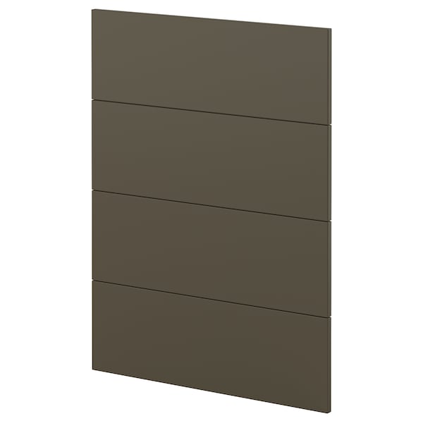 Ikea METOD - 4 fronts for dishwasher, Havstorp brown-beige, 60 cm
