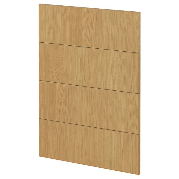 METOD 4 dishwasher fronts, Sinarp oak veneer, 60 cm