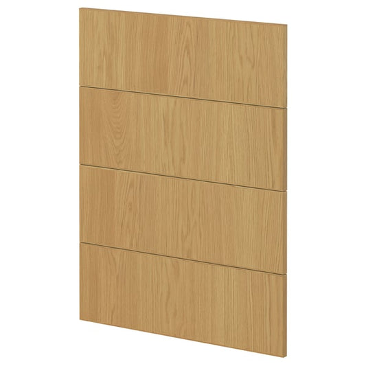 METOD 4 dishwasher fronts, Sinarp oak veneer, 60 cm