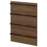 METOD 4 fronts for dishwasher, Stensta dark brown ash veneer, 60 cm