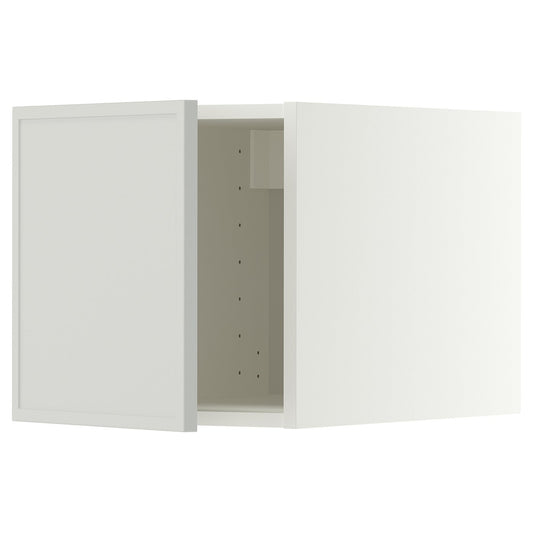 METOD top cabinet, white/Aspudden light grey, 40x40 cm