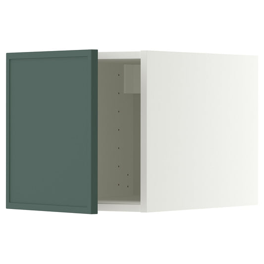 METOD top cabinet, white/Aspudden dark grey-green, 40x40 cm
