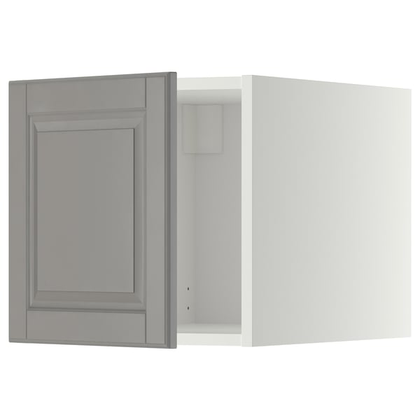 METOD - METOD Top cabinet, white/Bodbyn grey, 40x40 cm
