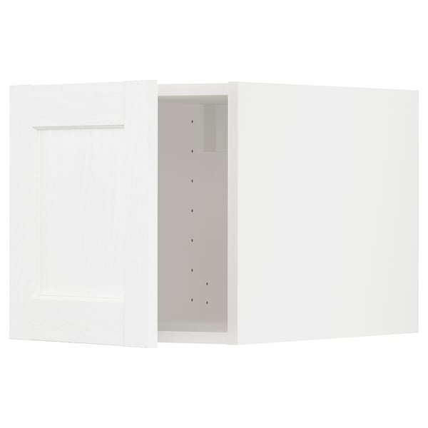 METOD top cabinet, white Enköping/white wood effect, 40x40 cm