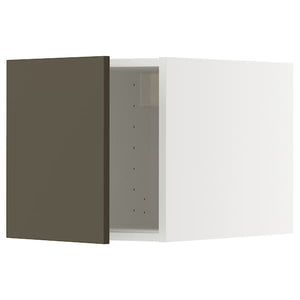 Ikea METOD - Top cabinet, white/Havstorp brown-beige, 40x40 cm