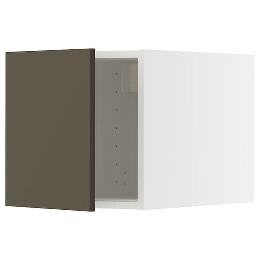 Ikea METOD - Top cabinet, white/Havstorp brown-beige, 40x40 cm