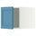 METOD top cabinet, white/Lerhyttan blue, 40.0x40.0x61.9 cm