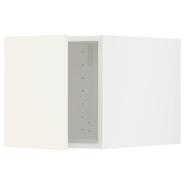 METOD top cabinet, white/Vallstena white, 40x40 cm