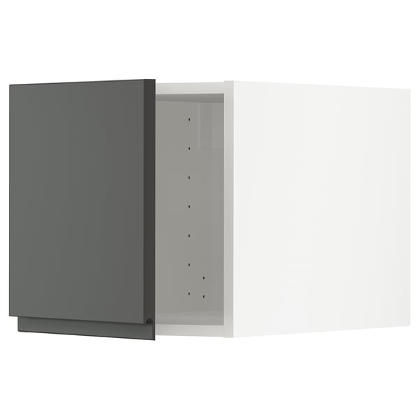 METOD top cabinet, white/Voxtorp dark grey, 40x40 cm