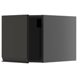 METOD top cabinet, black-grey/Upplöv matt anthracite, 40x40 cm