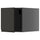 METOD - METOD Top cabinet, black-grey/Upplöv matt anthracite, 40x40 cm