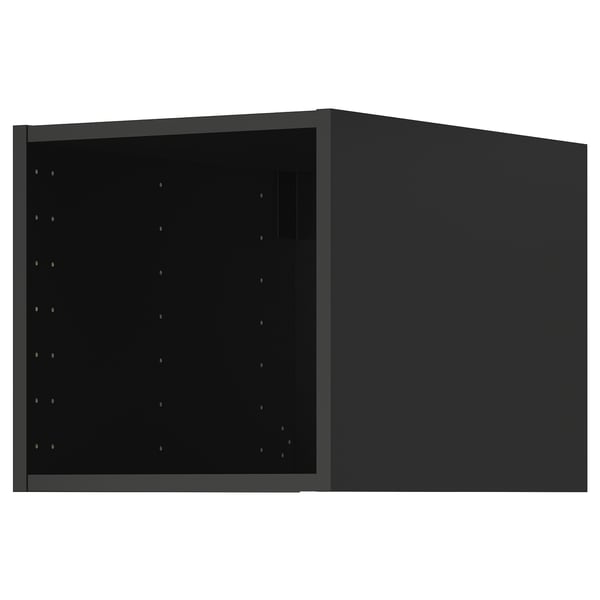 METOD - METOD Top cabinet, black-grey, 40x60x40 cm