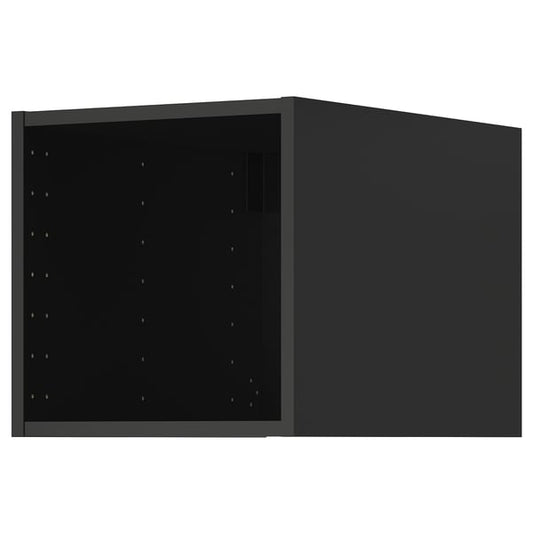 METOD - METOD Top cabinet, black-grey, 40x60x40 cm