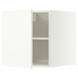 METOD top cabinet for fridge/freezer, white/Aspudden matt white, 60x60 cm