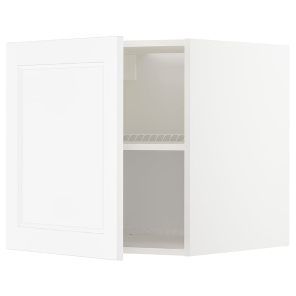 METOD - METOD Top cabinet for fridge/freezer, white/Axstad matt white, 60x60 cm