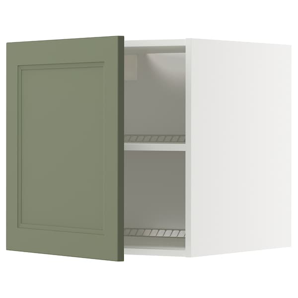 Ikea METOD - Top element for fridge/freezer, white/Axstad gray-green,60x60 cm