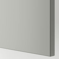 METOD - Top cabinet for fridge/freezer, white/Havstorp light grey, 60x60 cm