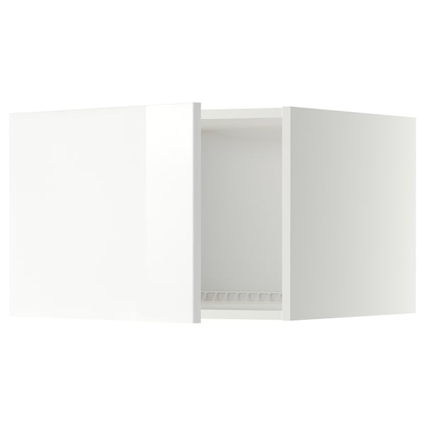 METOD - METOD Top cabinet for fridge/freezer, white/Ringhult white, 60x40 cm
