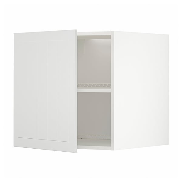 METOD top cabinet for fridge/freezer, white/Stensund white, 60x60 cm