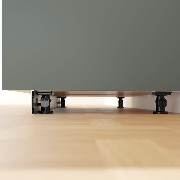 METOD leg for cabinet, 8 cm, 2 pack