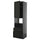 METOD / KNIVSHULT - METOD / KNIVSHULT Hi cab f ov w dr/2 frnt/1 m/1 h drw, black-grey/Lerhyttan black stained, 60x60x220 cm