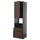 METOD / KNIVSHULT - METOD / KNIVSHULT Hi cab f ov w dr/2 frnt/1 m/1 h drw, black-grey/Sinarp brown, 60x60x220 cm