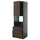 METOD / KNIVSHULT - METOD / KNIVSHULT Hi cab f ov w dr/2 frnt/1 m/1 h drw, black-grey/Sinarp brown, 60x60x200 cm