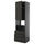 METOD / KNIVSHULT - METOD / KNIVSHULT Hi cab f ov w dr/2 frnt/1 m/1 h drw, black-grey/Upplöv matt anthracite, 60x60x220 cm