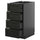 METOD / KNIVSHULT - METOD / KNIVSHULT Base cb 4 frnts/2 low/3 md drwrs, black-grey/Lerhyttan black stained, 40x60 cm