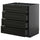 METOD / KNIVSHULT - METOD / KNIVSHULT Base cb 4 frnts/2 low/3 md drwrs, black-grey/Lerhyttan black stained, 80x60 cm