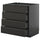 METOD / KNIVSHULT - METOD / KNIVSHULT Base cb 4 frnts/2 low/3 md drwrs, black-grey/Upplöv matt anthracite, 80x60 cm