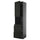 METOD / KNIVSHULT - METOD / KNIVSHULT Hi cab f micro combi w door/3 drwrs, black-grey/Lerhyttan black stained, 60x60x240 cm