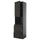 METOD / KNIVSHULT - METOD / KNIVSHULT Hi cab f micro combi w door/3 drwrs, black-grey/Upplöv matt anthracite, 60x60x240 cm
