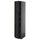 METOD / KNIVSHULT - METOD / KNIVSHULT Hi cab w 2 doors/4 drawers, black-grey/Lerhyttan black stained, 40x60x200 cm