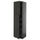 METOD / KNIVSHULT - METOD / KNIVSHULT Hi cab w 2 doors/4 drawers, black-grey/Nickebo matt anthracite, 60x60x220 cm