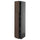 METOD / KNIVSHULT - METOD / KNIVSHULT Hi cab w 2 doors/4 drawers, black-grey/Sinarp brown, 40x60x200 cm