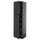 METOD / KNIVSHULT - METOD / KNIVSHULT Hi cab w 2 doors/4 drawers, black-grey/Upplöv matt anthracite, 60x60x220 cm