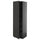 METOD / KNIVSHULT - METOD / KNIVSHULT High cabinet with drawers, black-grey/Nickebo matt anthracite, 60x60x200 cm
