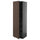 METOD / KNIVSHULT - METOD / KNIVSHULT High cabinet with drawers, black-grey/Sinarp brown, 60x60x200 cm